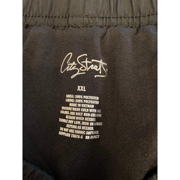 NWT City Streets black Active Shorts Women's XXL - Picture 5 of 7